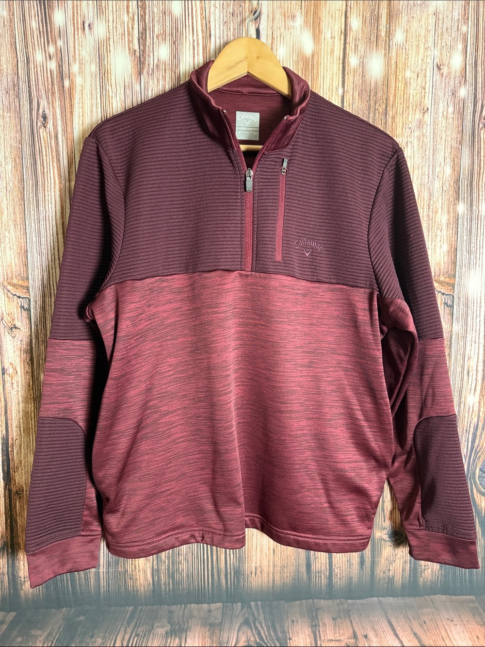 Callaway Golf Opti-Dry Quarter Zip Sweatshirt Mens Sz Small